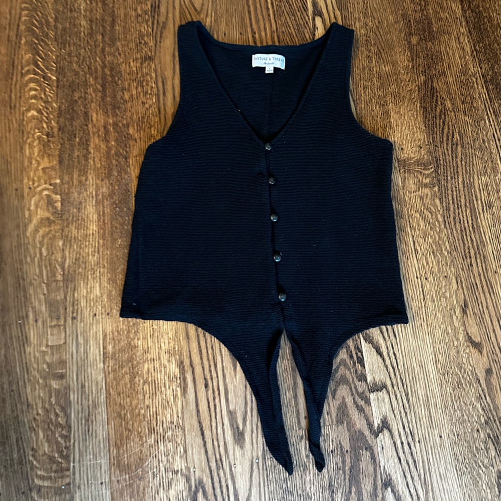 Madewell tie front tank